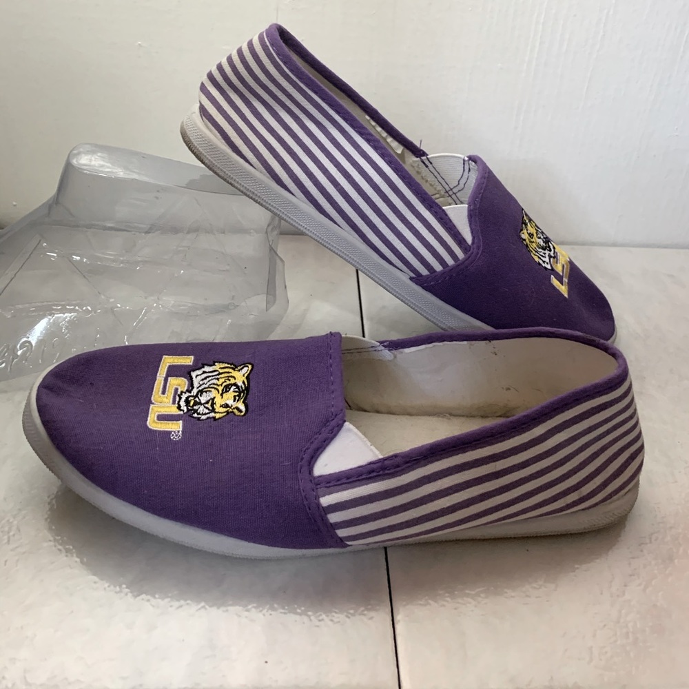 LSU Canvas shoes